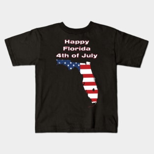 Happy Florida 4th of July Kids T-Shirt